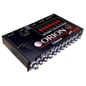 Orion XEQ-X70BTM marine dash panel with Bluetooth streaming and precise tone control.