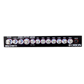 Orion XEQ-X70BTM seven-band controls offer tailored sound on the go.