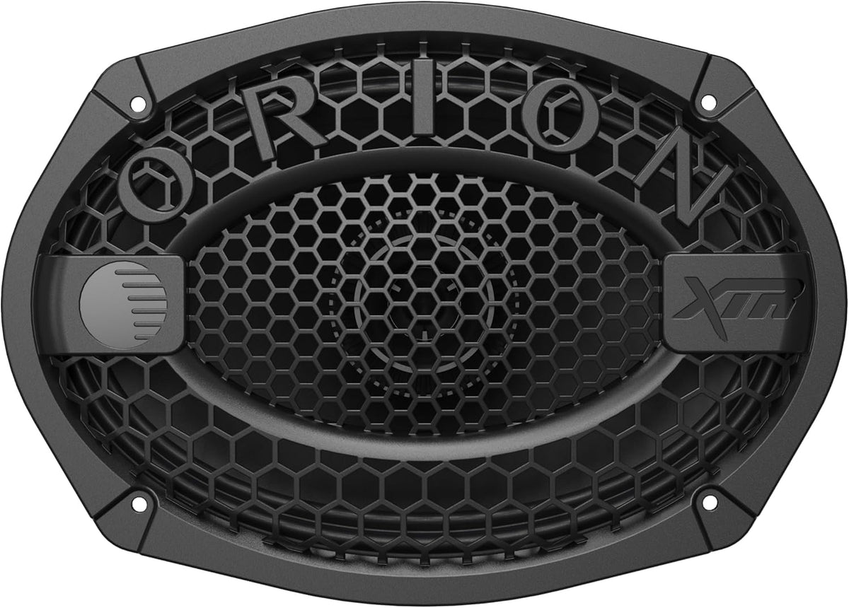 ORION XMT69.2 uses 2-ohm impedance for efficient amplifier pairing.