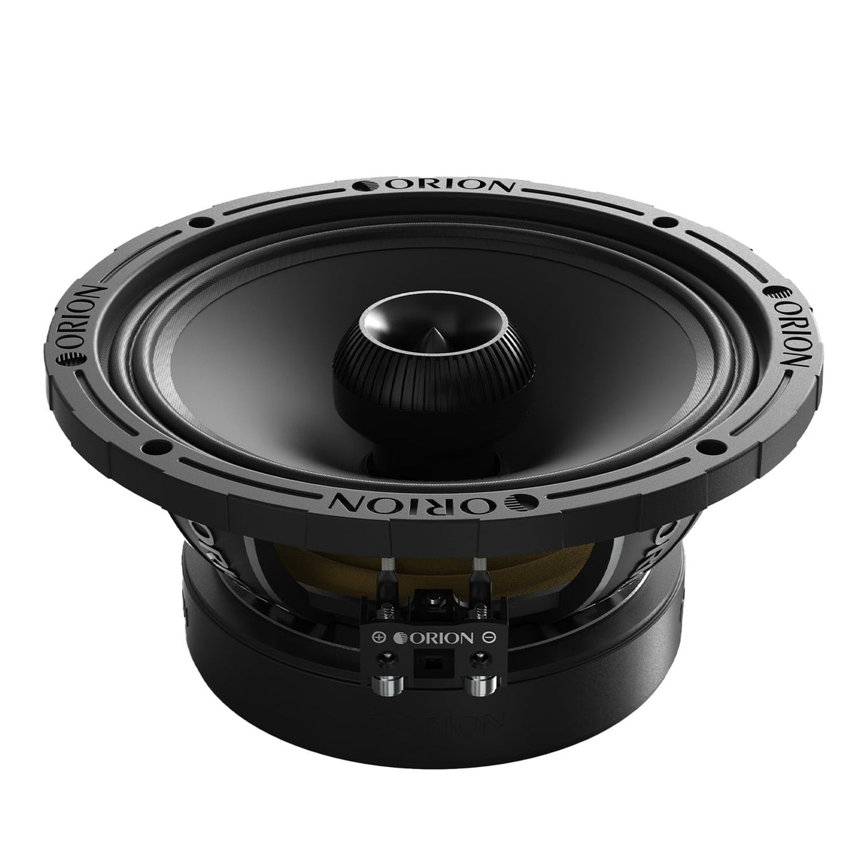 Orion XMT80.4 4 ohm impedance for efficient amplifier use.