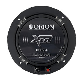 ORION XTR XTX654 pair in-vehicle setup demonstrates balanced midrange output.
