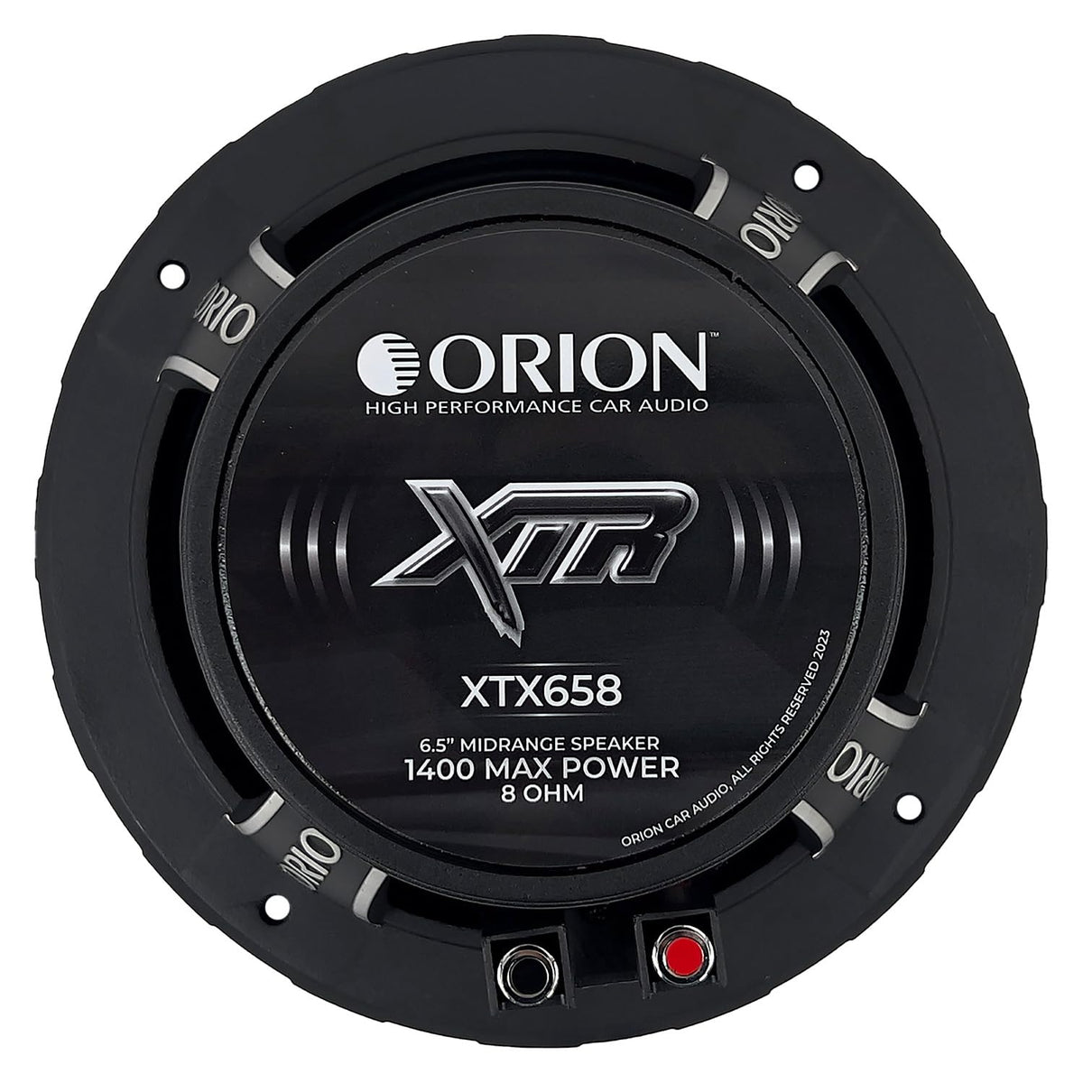 ORION XTR XTX658 40 oz magnet provides strong midrange foundation and authority