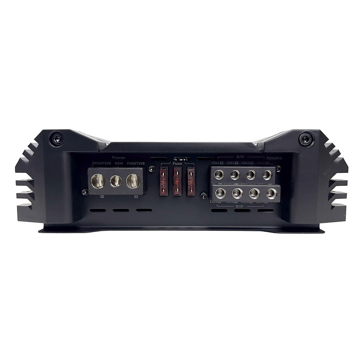 ORION XTR1000.4 back panel enables precise crossover tuning.