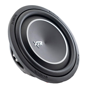 ORION XTR12SWD4 cone detail highlights the UV-coated cone for durable bass in tight spaces.