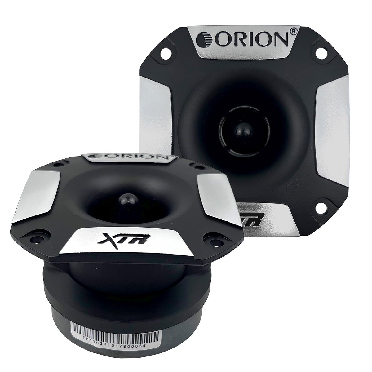 ORION tweeter front grille showing clean styling and easy mounting benefit