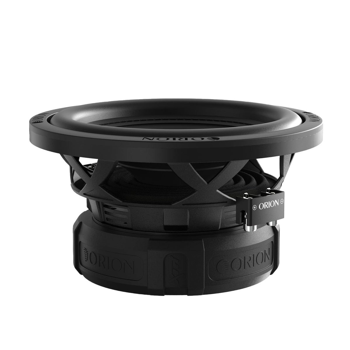 ORION XTR8D2 assembly view shows cooling features for sustained bass