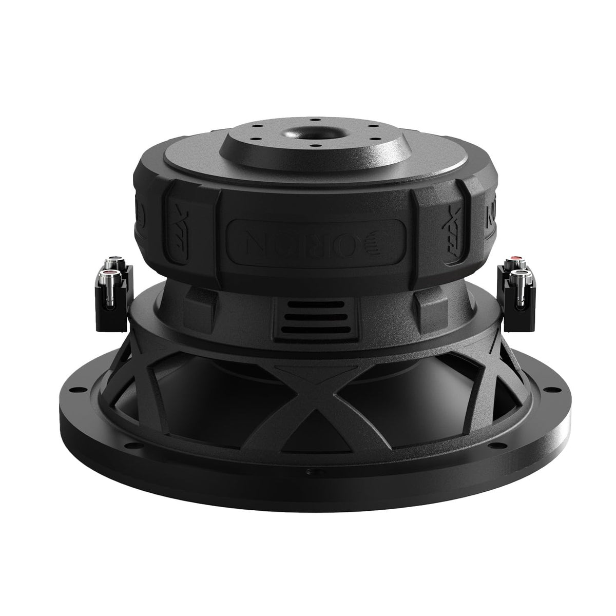 ORION XTR8D2 surround and coil close-up highlights long-excursion bass