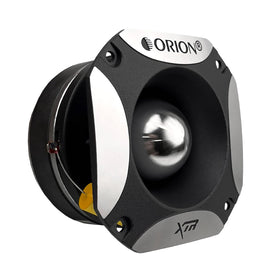 ORION tweeter front view showing grille and mounting, delivers clear highs