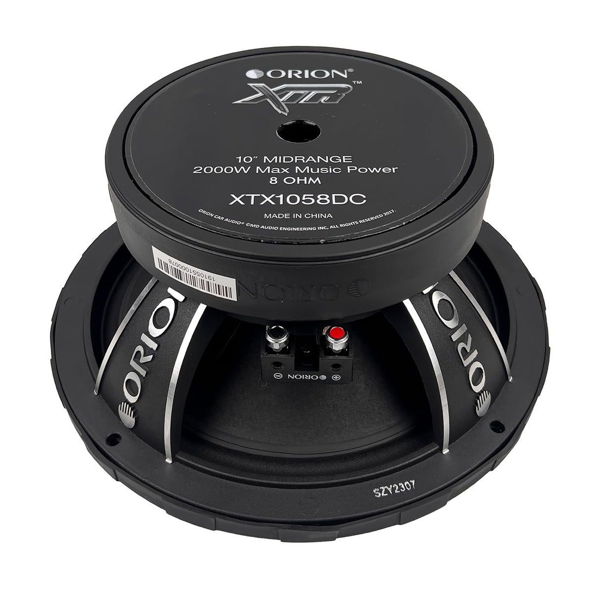 ORION XTX1058DC overall diameter and depth for precise fit