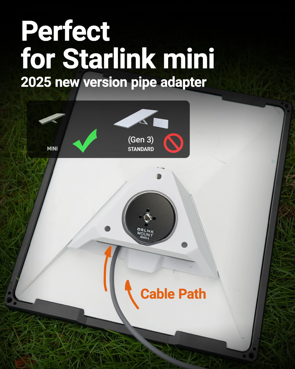 ORLN'K Aluminum alloy construction highlights durable, long-lasting adapter.