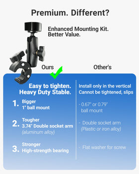 ORLN'K Starlink Mini Mount compact and portable design fits a backpack.