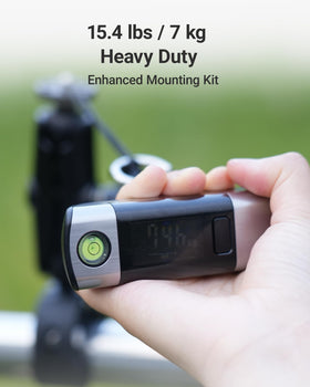 ORLN'K Starlink Mini Mount dual axis adjustment enables optimal angle for signal.