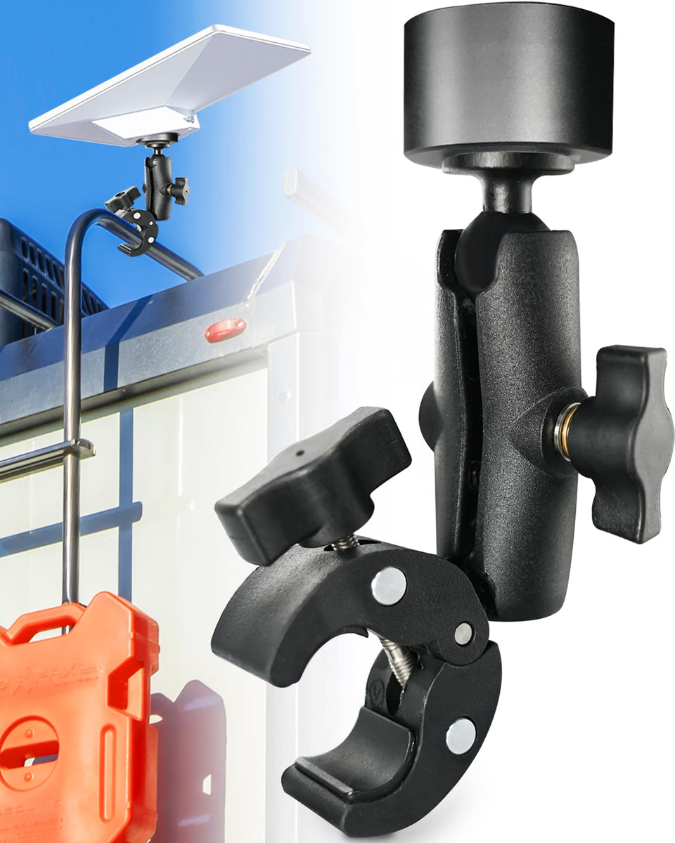 ORLN'K Starlink Mini Mount on roof rails ensures stable installation.