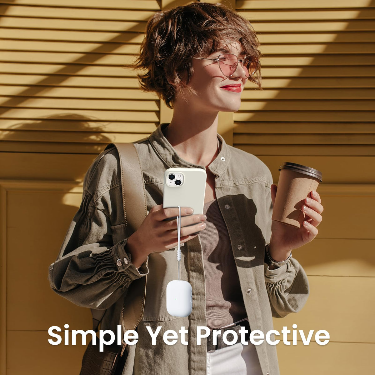 ORNARTO AirPods Pro 2 case detachable lanyard adds portability.