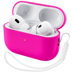 ORNARTO AirPods Pro 2 case with front LED visible for quick status checks and protection.
