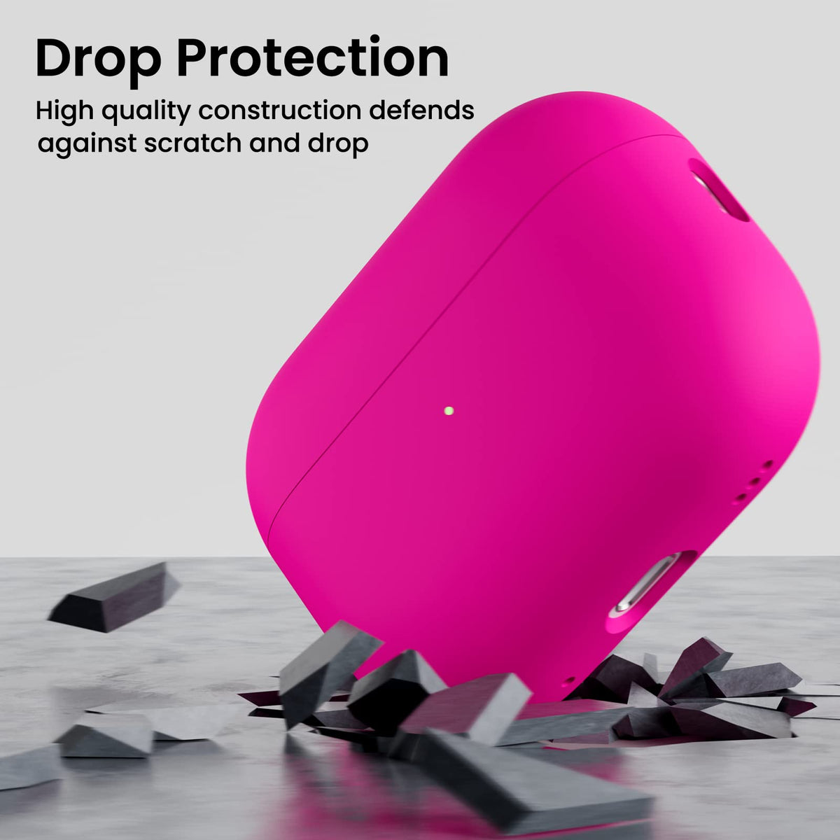 ORNARTO AirPods Pro 2 case full protection against dust and scratches.
