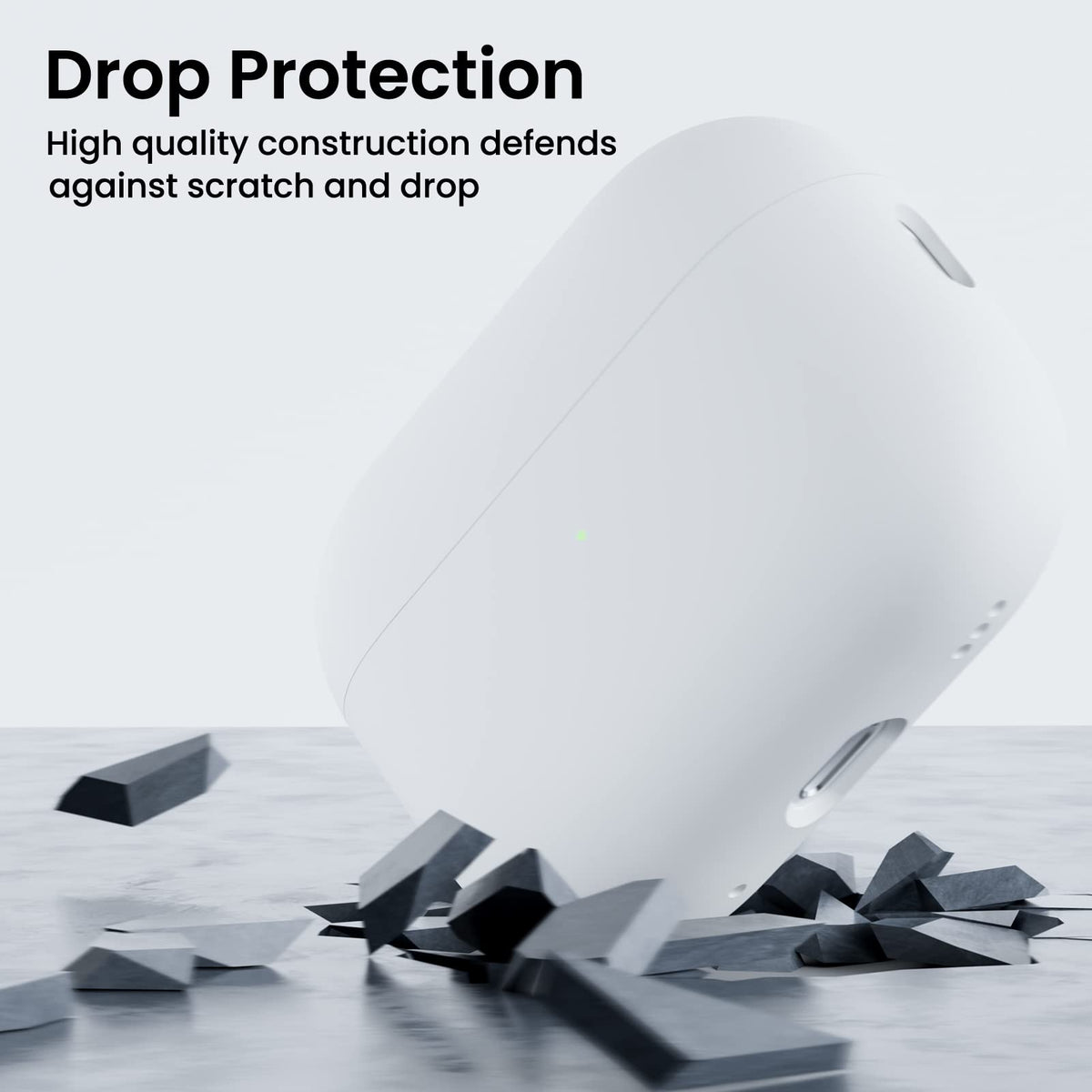 ORNARTO AirPods Pro 2 case pocket friendly compact design for everyday carry.