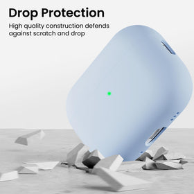 ORNARTO AirPods Pro 3 Case baby blue color adds stylish, everyday protection.