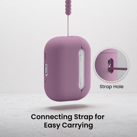 ORNARTO AirPods Pro 3 case easy top-and-bottom installation.