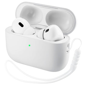 ORNARTO AirPods Pro 3 case with front LED visible, protects while showing charging status