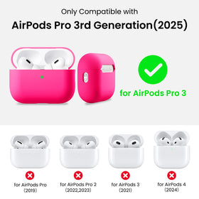 ORNARTO AirPods Pro 3 hybrid silicone case highlighting durable coverage