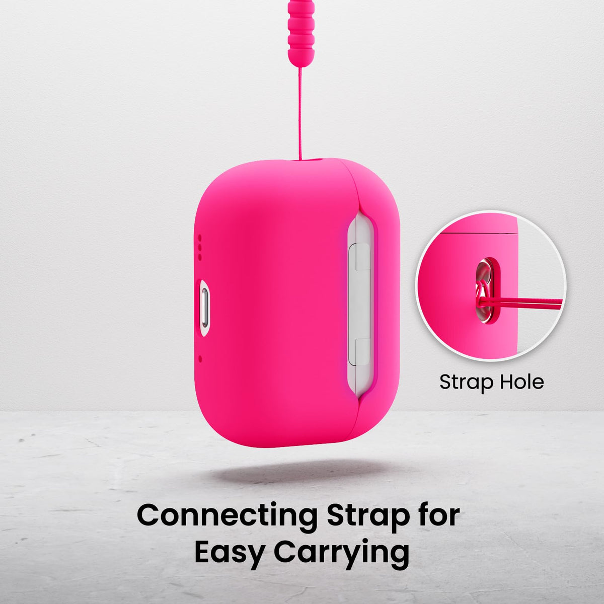 ORNARTO AirPods Pro 3 case with soft-touch coating for comfortable grip