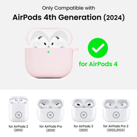 ORNARTO LED window closeup keeping AirPods 4 status visible