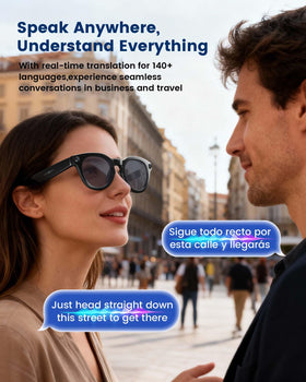 Orpnkna AI Smart Glasses deliver open-ear audio while staying aware.