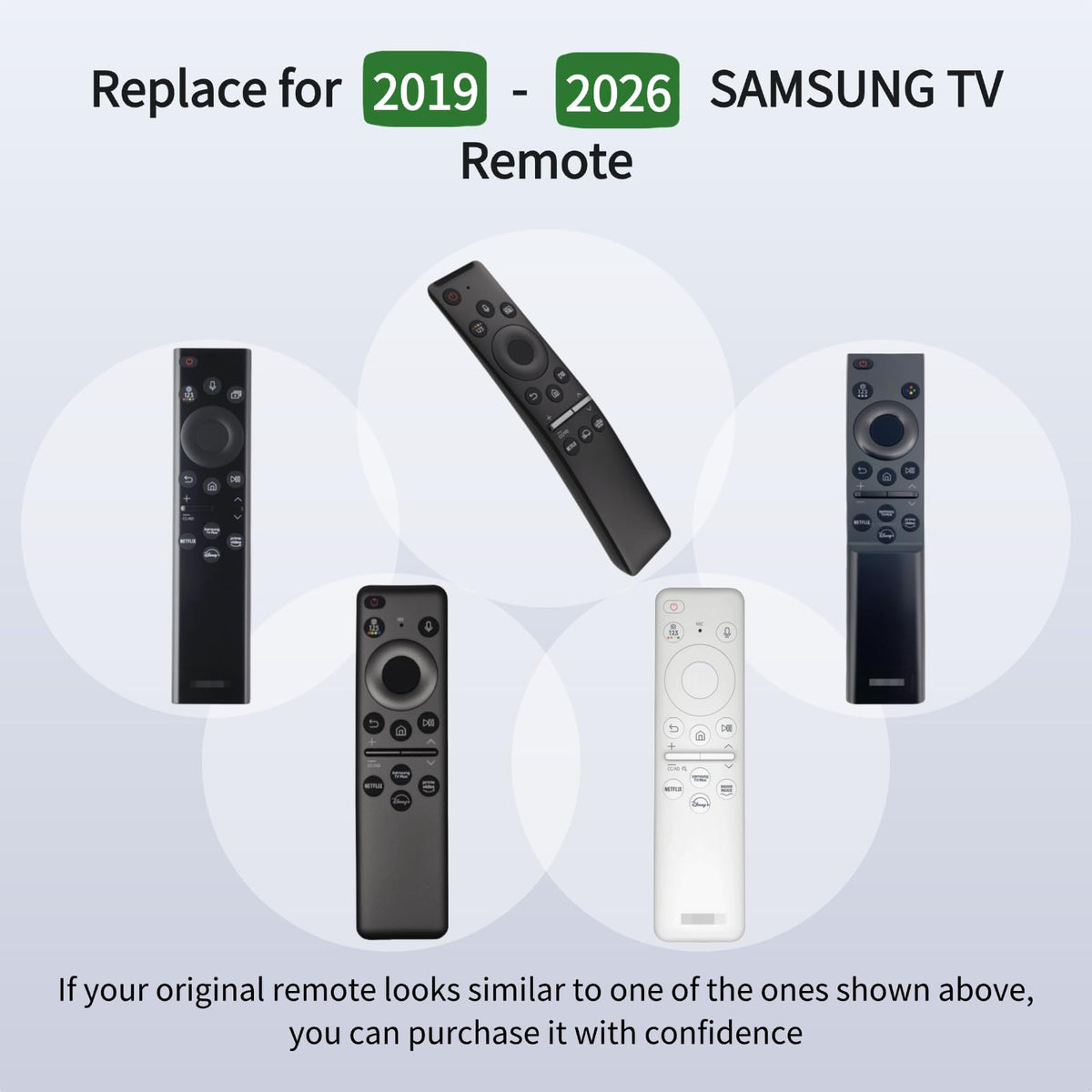 Pairing screen demonstration with ORQRQO Samsung remote
