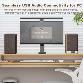 Orroplus Active Bookshelf Speakers inside wooden cabinet reduces vibration for cleaner mids