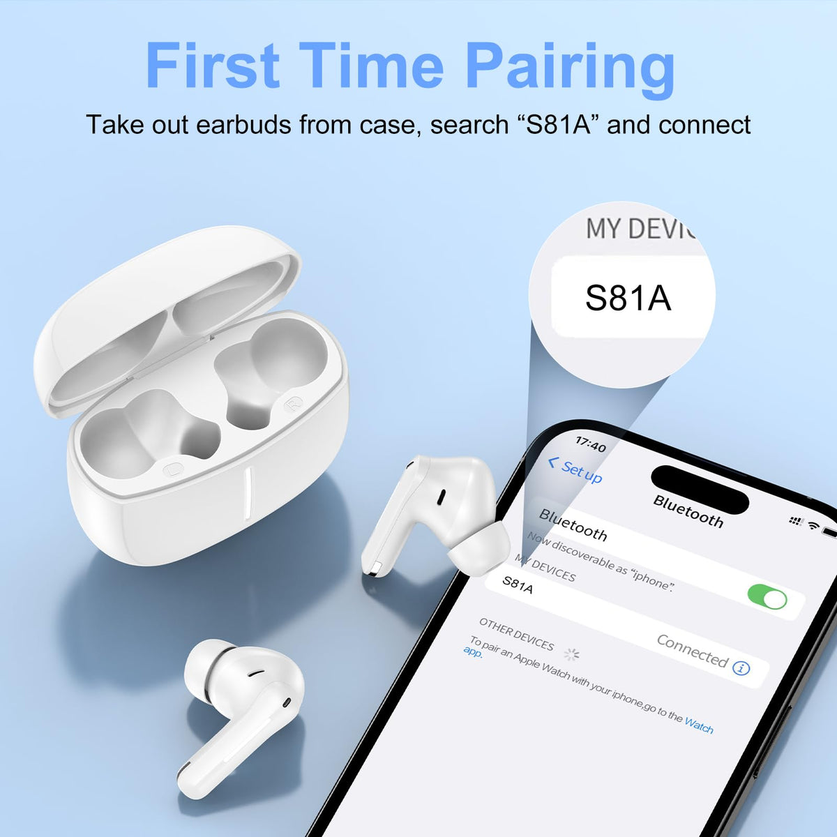 OrSunday wireless earbuds wide compatibility with Pixel devices for seamless pairing.