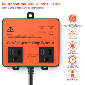 Ortis close-up LED indicators showing status lights, quickly informs protection
