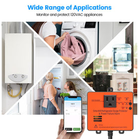 Ortis installed beside refrigerator in kitchen, prevents spoilage and gives peace of mind