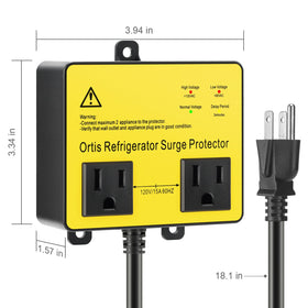 Ortis next to measuring tape illustrating compact size and scale