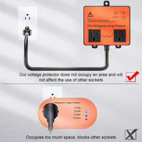 Ortis timer indicator close-up during delay, prevents harmful restart surges