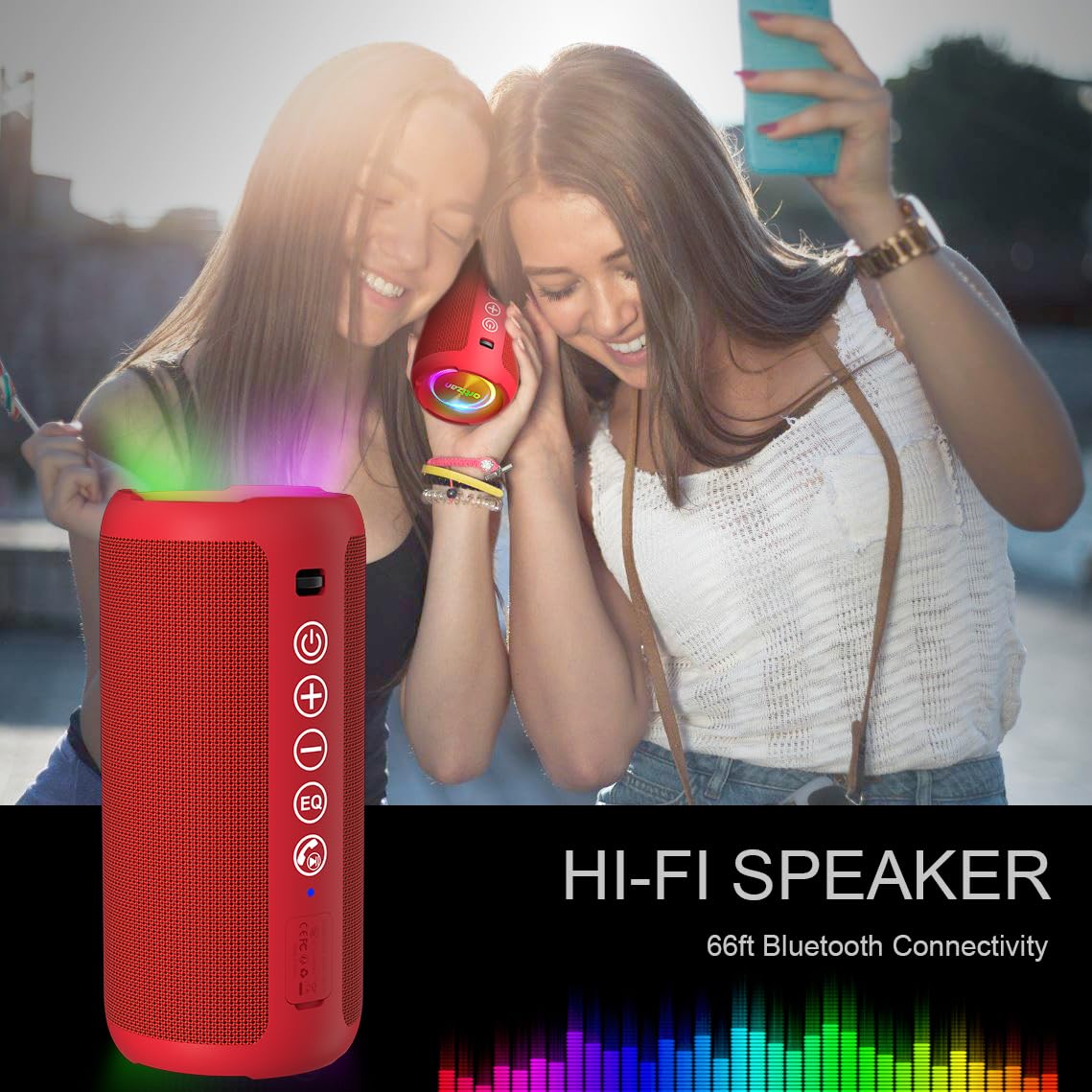 Two Ortizan speakers paired in stereo, wider soundstage and stronger immersion