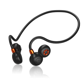 Ortizan front view open-ear headphones showing secure fit and comfort