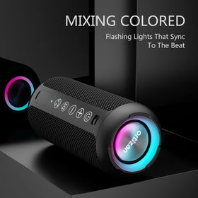 Ortizan colorful LED light show pulsing to music, enhances party atmosphere
