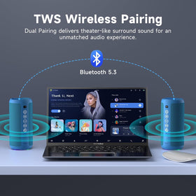 Ortizan partially immersed to show IPX7 waterproof protection and peace of mind