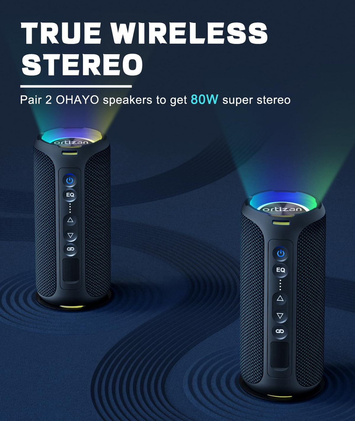 Ortizan X8 Pro charging ports and Type-C cable for fast reliable recharging