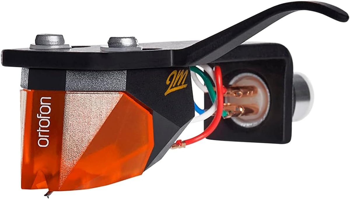 Ortofon 2M Bronze pickup mounted on SH-4 headshell for precise playback and easy install