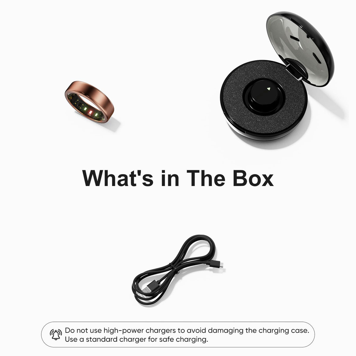 Orvyna ring scale comparison with coin showing compact size and subtle aesthetic advantage