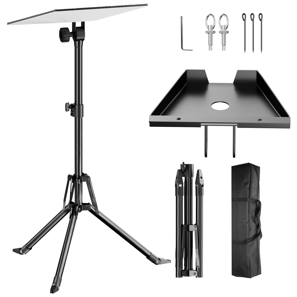 ORWOD tripod front view showing sturdy legs and stable base for reliable signal