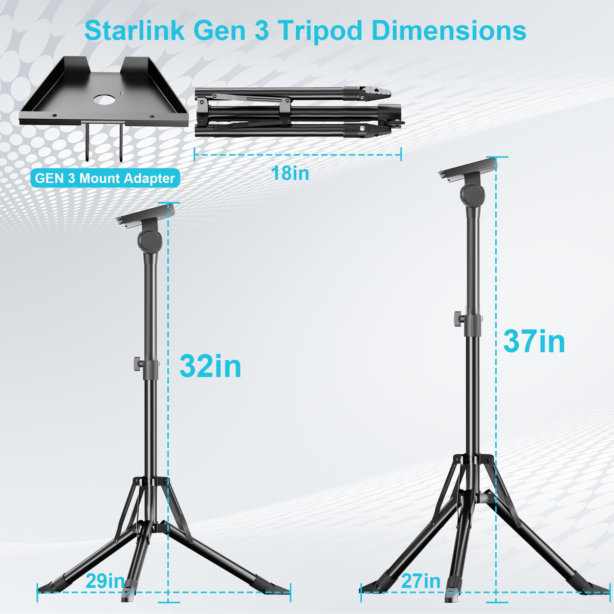 ORWOD tripod ground nail inserted into soil providing strong anchoring and wind resistance