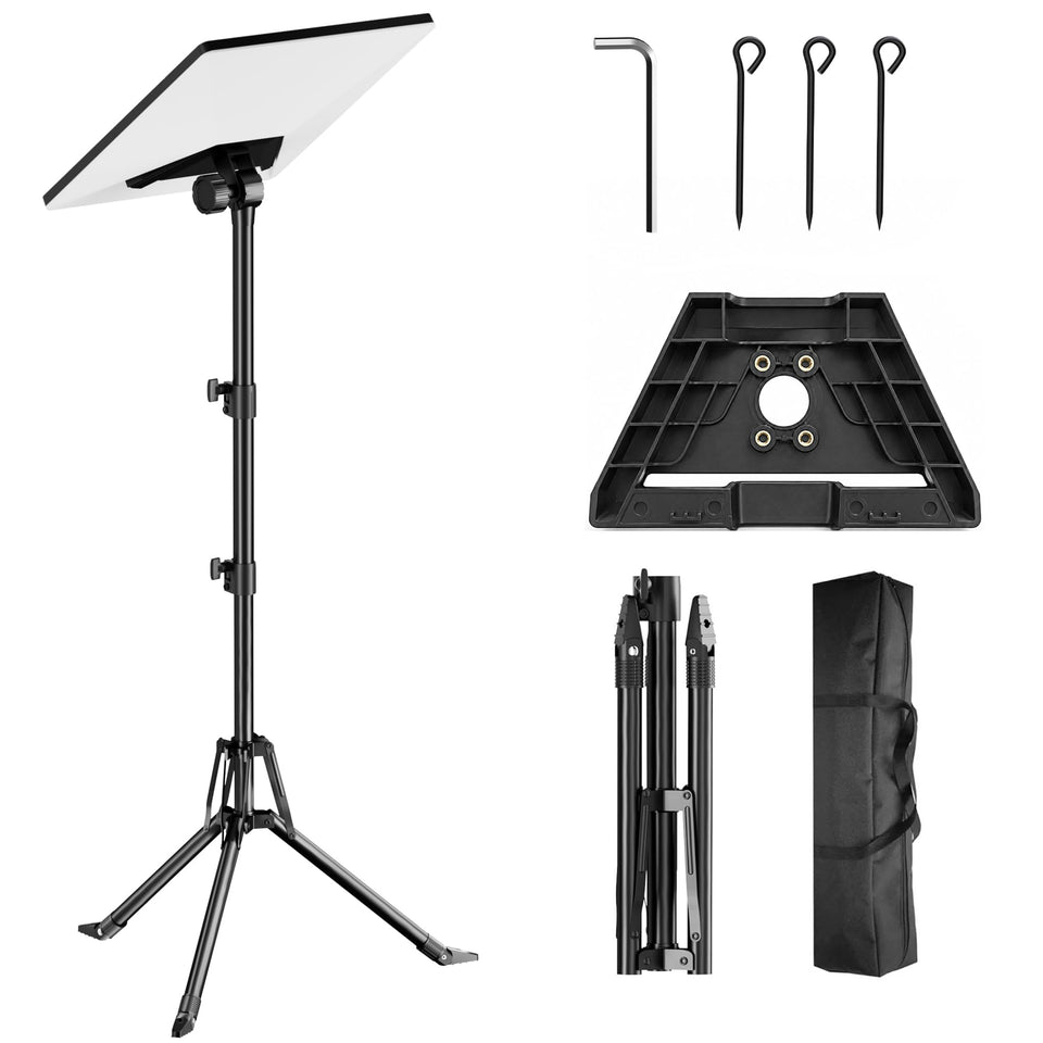 ORWOD Tripod Stand for Starlink Mini demonstrates angle adjustment for optimal signal alignment.