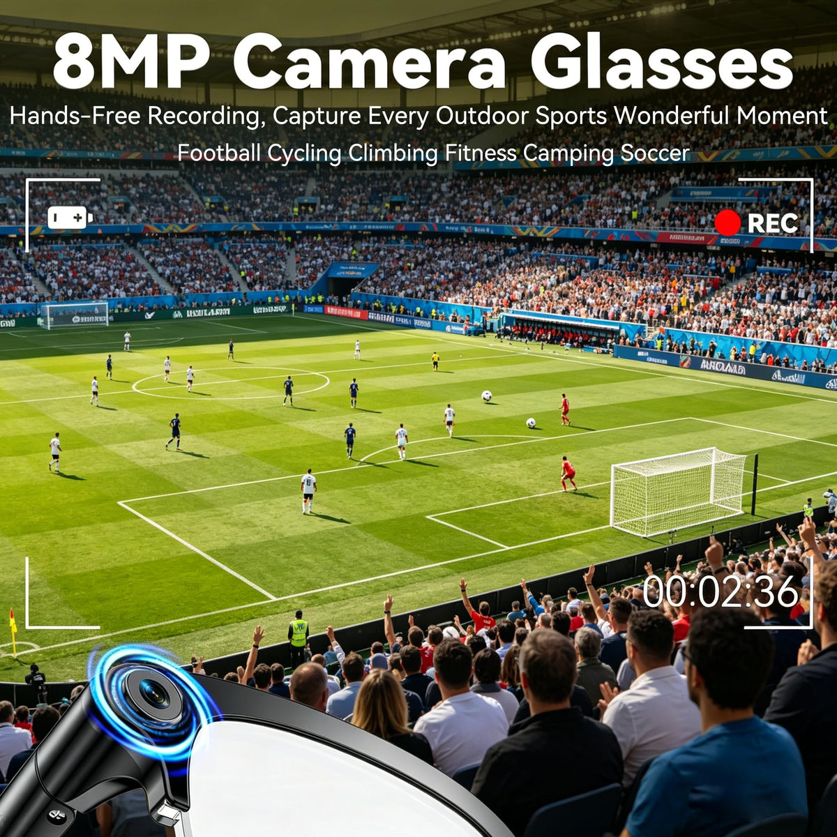 Osawalla AI glasses anti-shake video for smooth travel and daily recording.