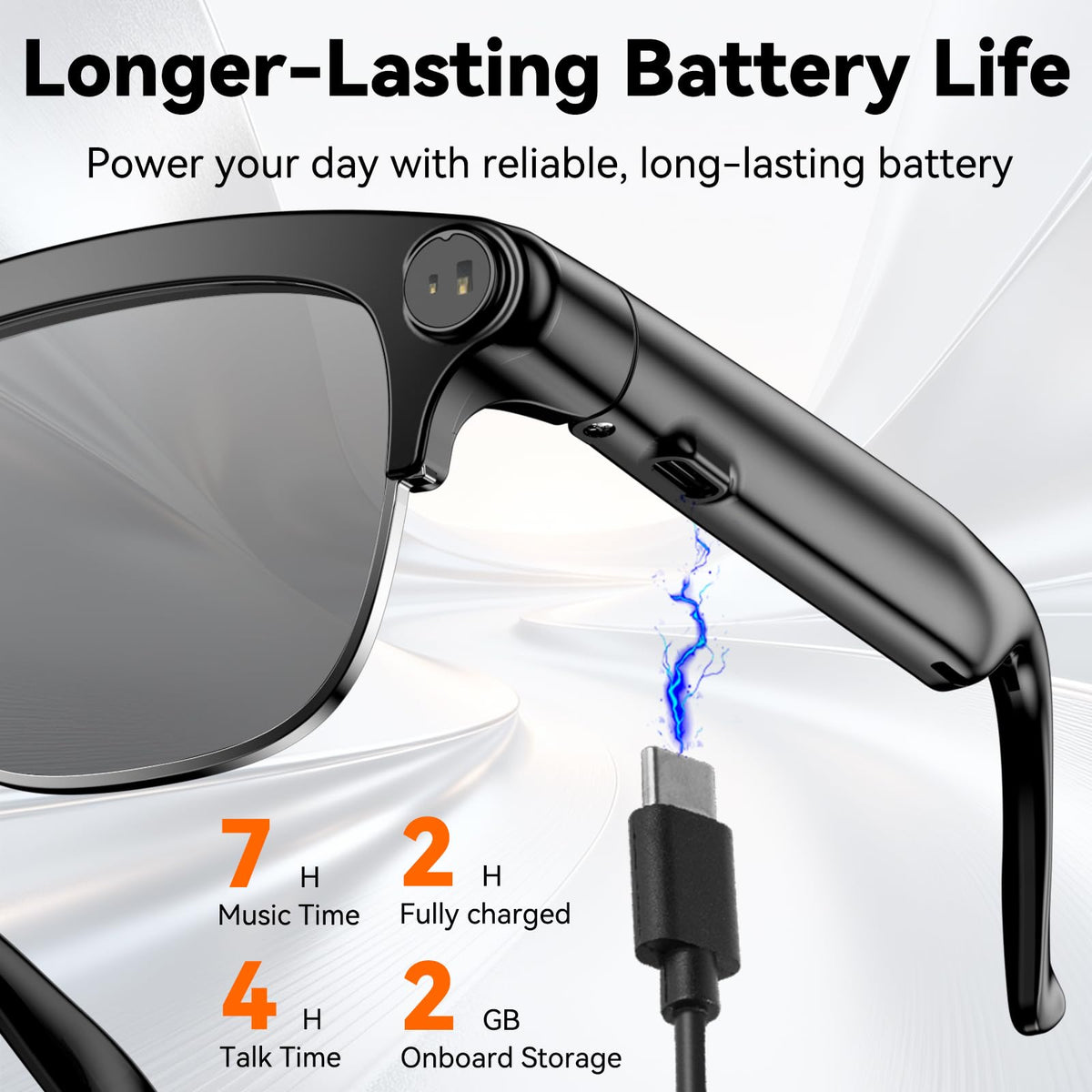 Osawalla AI glasses lightweight design with adjustable fit for all-day comfort.