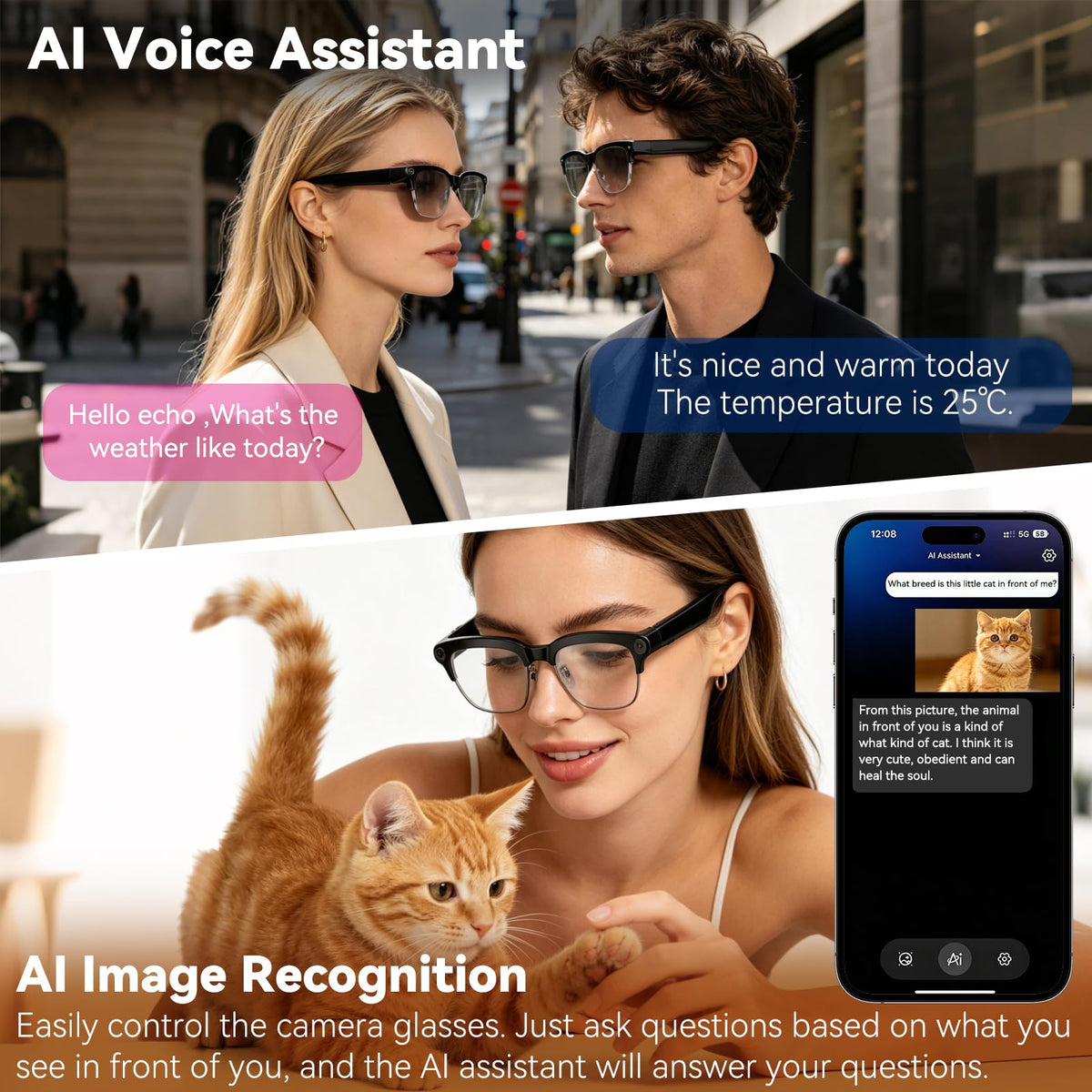Osawalla AI glasses real-time translation supports conversations in many languages.