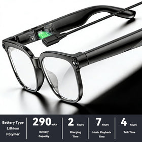 Long battery life with up to seven hours of playback for on-the-go use.