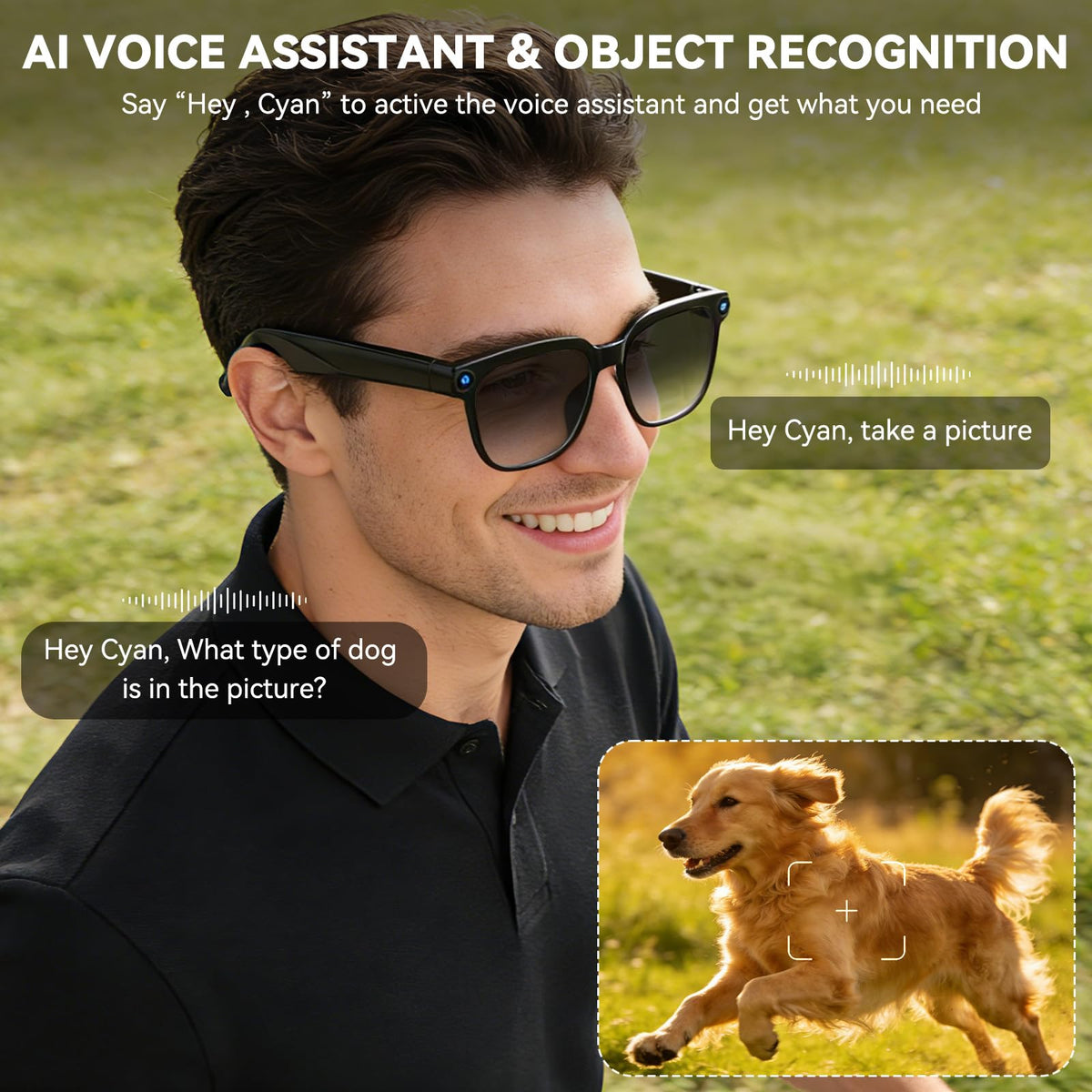 Real-time translation and object recognition help during travel or study sessions.